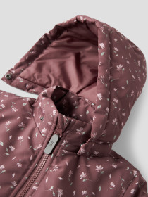 NAME IT Jakke Maxi Rose Brown Bloom